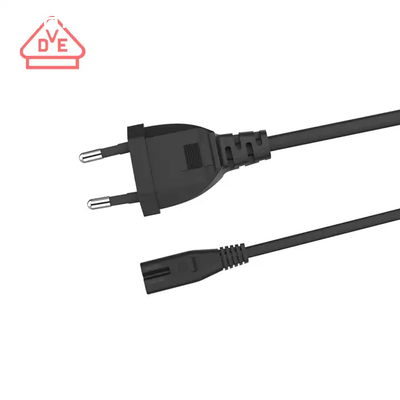 XianDa cung cấp tốt nhất 360 tv EU Plug 2 pin để IEC C7 nguồn cung cấp điện dây điện máy sấy dây mở rộng AC dây điện