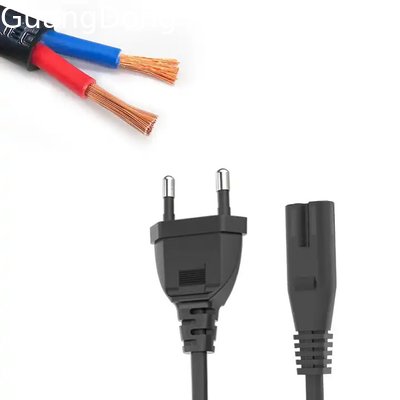 XianDa cung cấp tốt nhất 360 tv EU Plug 2 pin để IEC C7 nguồn cung cấp điện dây điện máy sấy dây mở rộng AC dây điện