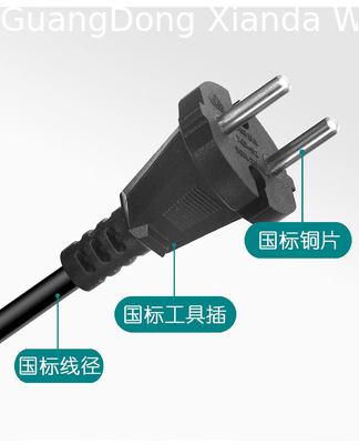 Châu Âu 2 pin pvc Power Cord Cable VDE Nam đến nữ Cáp mở rộng dây điện cho điện