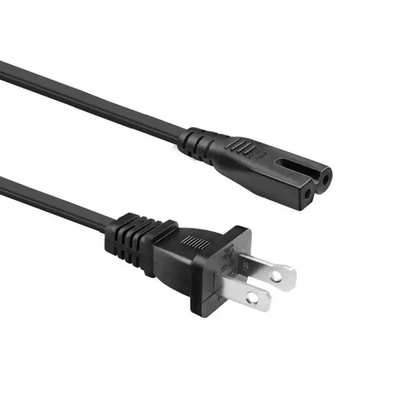 XianDa tùy chỉnh 250V 10A 2 pin dài pc Wire Extension Cáp điện nguồn cung cấp dyrerEU Universal ac 360 tv Power Cord
