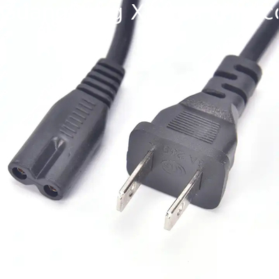 XianDa tùy chỉnh 250V 10A 2 pin dài pc Wire Extension Cáp điện nguồn cung cấp dyrerEU Universal ac 360 tv Power Cord