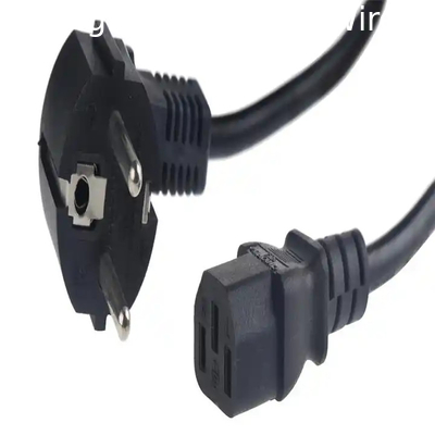 PVC / RUBBER K04 2 pin eu cắm điện Cung cấp KC máy sấy ac được phê duyệt dây kéo dài dây điện cắm cáp điện công suất cao