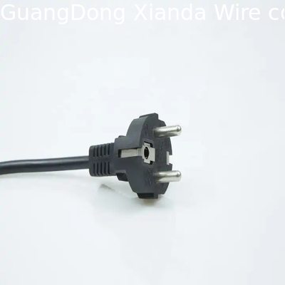 XianDa vde ac 2 pin Anh 16a 250v ac tv phẳng EU Thụy Sĩ euLaptop 90 độ máy sấy mở rộng châu Âu Cáp điện