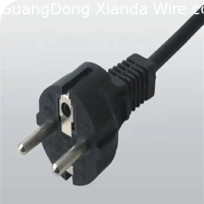 XianDa vde ac 2 pin Anh 16a 250v ac tv phẳng EU Thụy Sĩ euLaptop 90 độ máy sấy mở rộng châu Âu Cáp điện