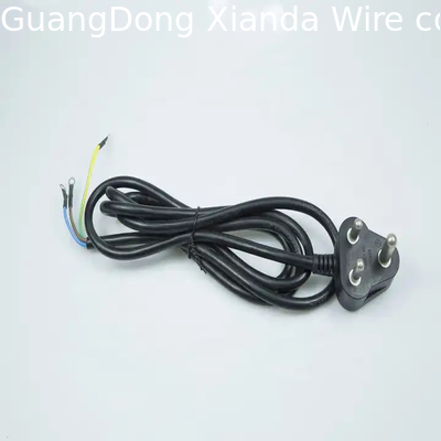 bán nóng Big SABS được phê duyệt Souh-African D19 16A AC Điện lực pvcs wivel Plug Cable Extension Cord