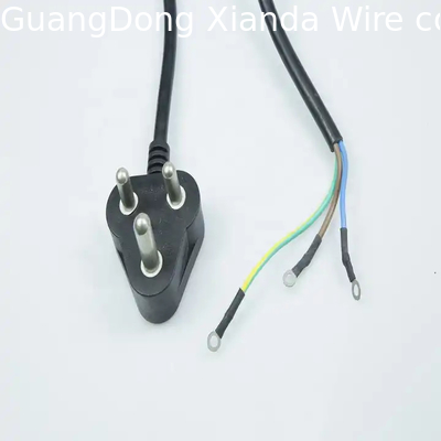 bán nóng Big SABS được phê duyệt Souh-African D19 16A AC Điện lực pvcs wivel Plug Cable Extension Cord