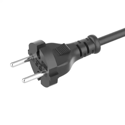 Tiêu chuẩn châu Âu 2 chân máy tính dây cáp điện AC 2 chân dây cáp điện Eu 2 chân dây cáp điện