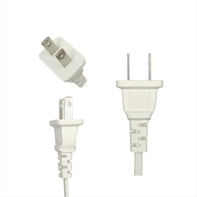 XianDa US tiêu chuẩn 8 hình đầu dây điện 1,2m trắng hai cắm 8 hình đầu cáp điện