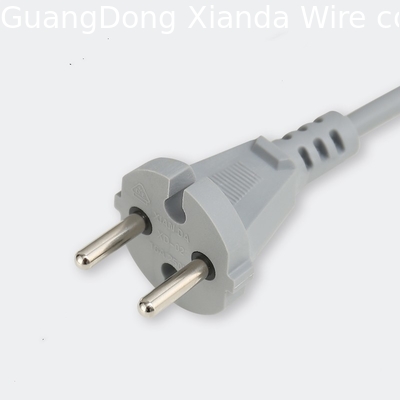 Châu Âu 2 pin pvc Power Cord Cable VDE Nam đến nữ Cáp mở rộng dây điện cho điện