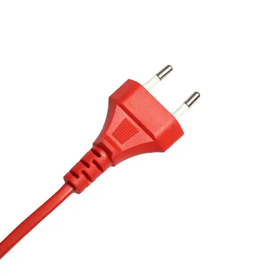 1m Vde Eu điện 2.5A 120V/220V/240V 2 pin AC dây cáp điện dây cáp điện tiêu chuẩn máy sấy tóc trắng máy thẳng