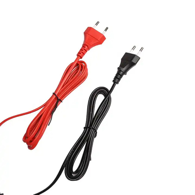 1m Vde Eu điện 2.5A 120V/220V/240V 2 pin AC dây cáp điện dây cáp điện tiêu chuẩn máy sấy tóc trắng máy thẳng