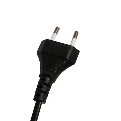 1m Vde Eu điện 2.5A 120V/220V/240V 2 pin AC dây cáp điện dây cáp điện tiêu chuẩn máy sấy tóc trắng máy thẳng