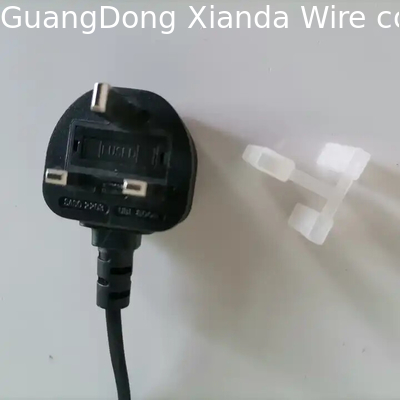 XianDa Swivel Ac UK 2 Pin Plug To IEC C7 Connector Euro Plug Cáp điện Cáp mở rộng điện AC UK